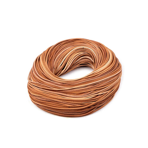 Kožený remienok plochý šírka 2 mm / cena za m